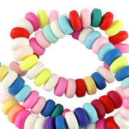 Polymer Perlen Rondell 7mm - Multicolour bright